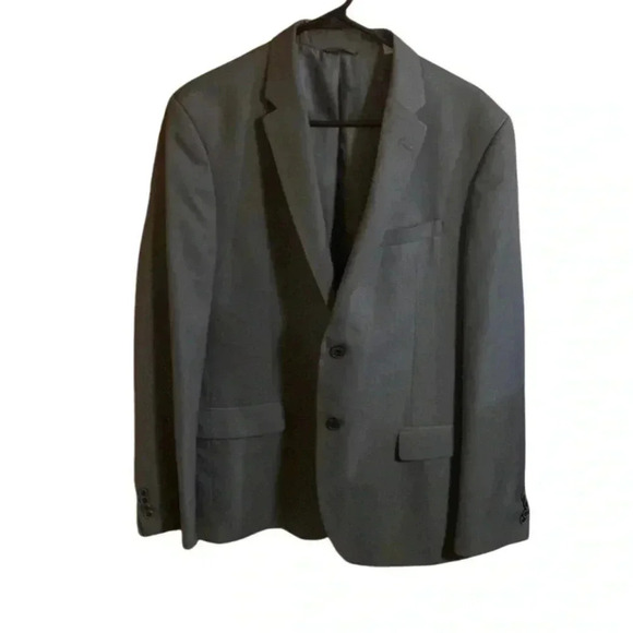Ben Sherman Gray Striped Suit Jacket Size 42R - Picture 1 of 8